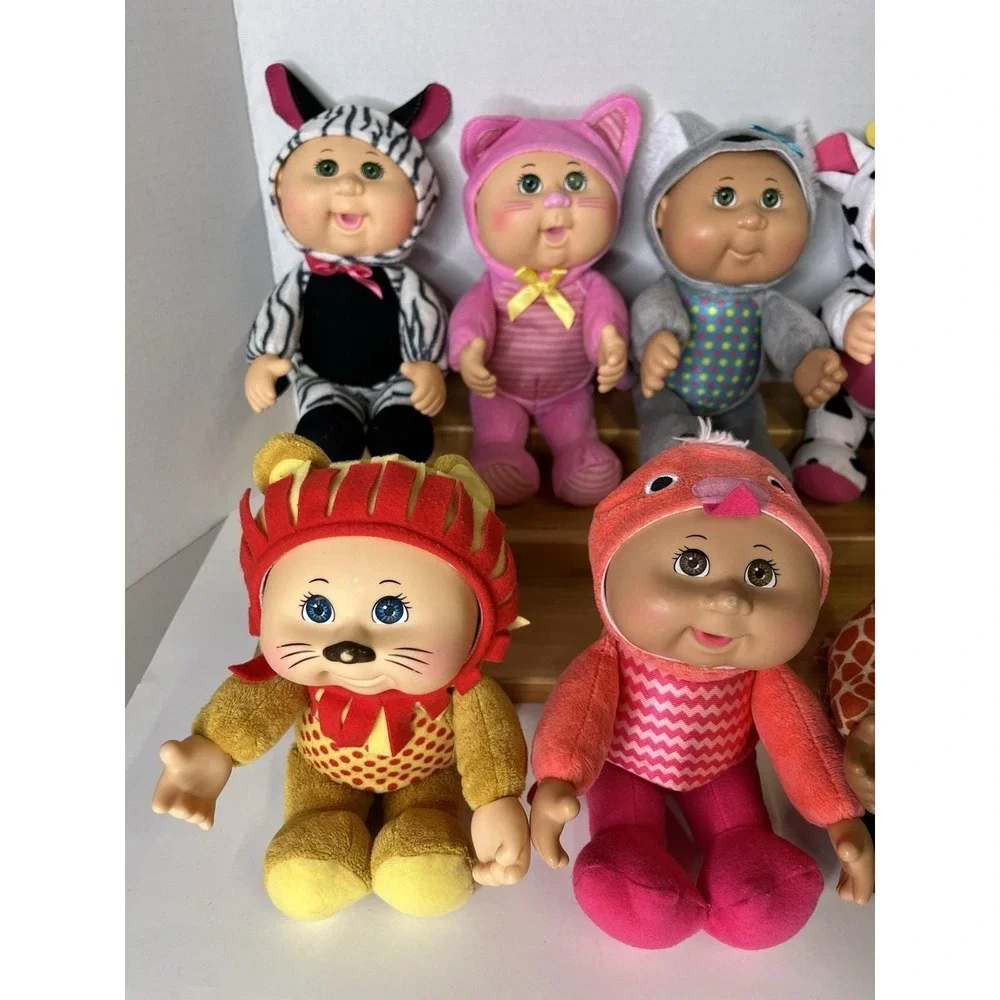 Cabbage Patch Kids Cutietown Zoo Friends lot of 7